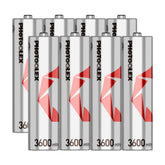 PHOTOOLEX 4/8 × 1.5V AA ,3600mWh ,Rechargeable Lithium - ion Battery Charger - Photoolex