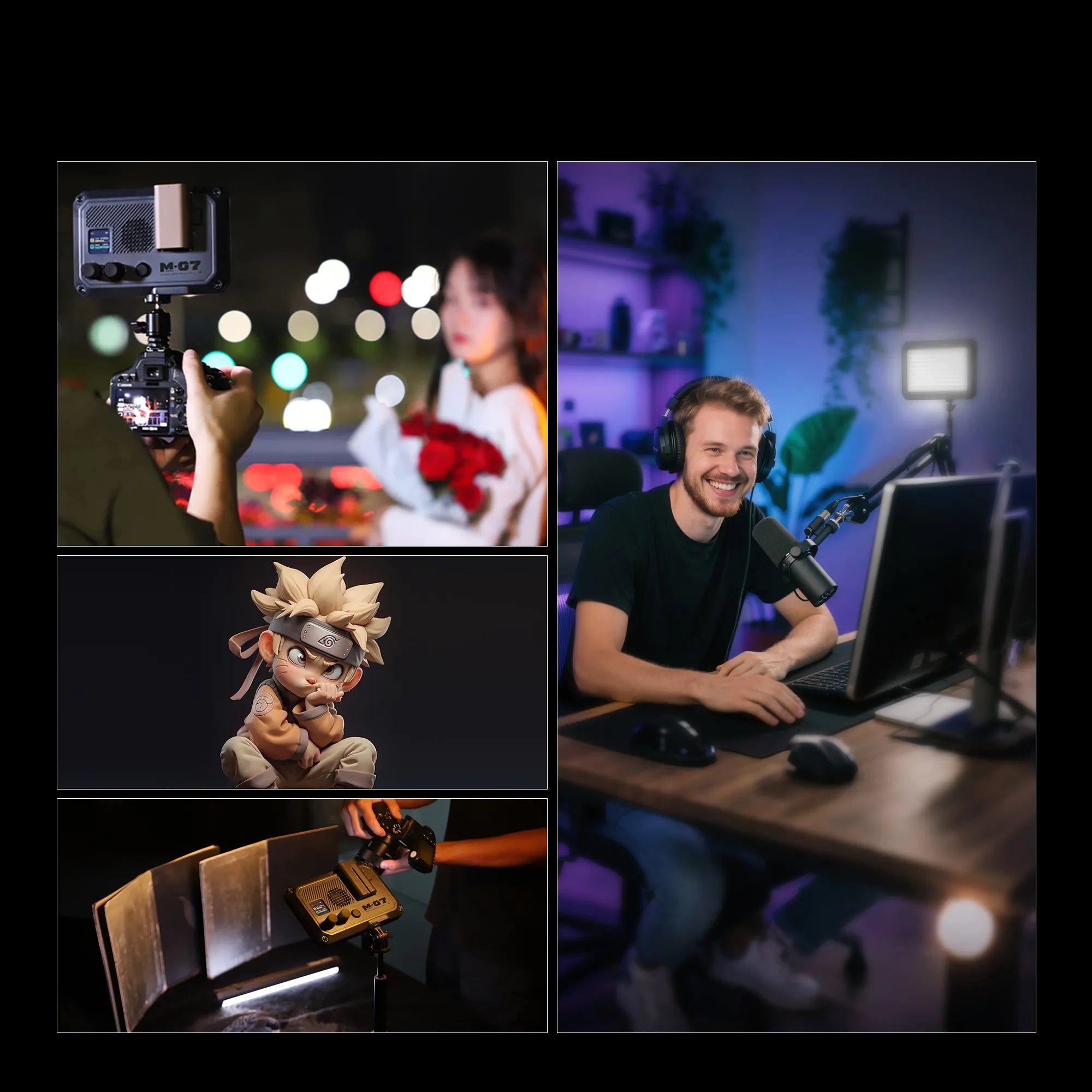 PHOTOOLEX Matrix 7 - 7''Panel Light RGB - Photoolex