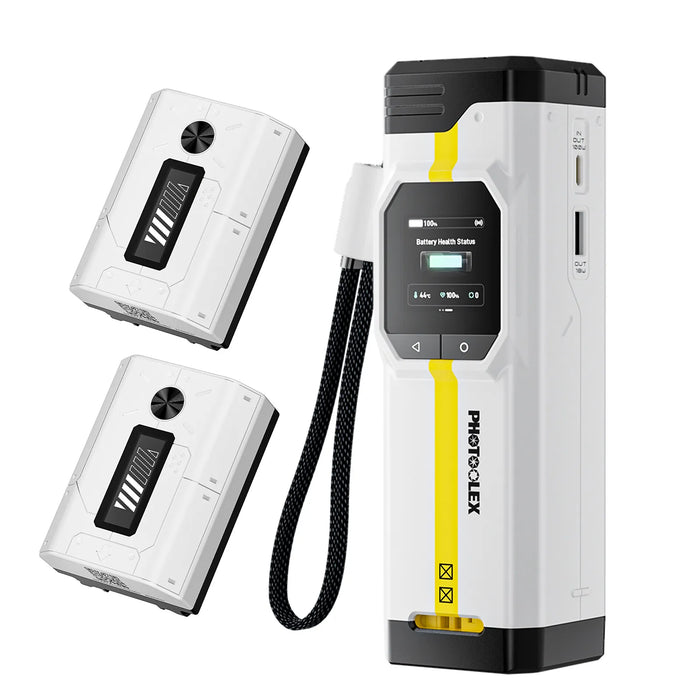 PHOTOOLEX BB Series Camera Battery Charger(BB Pro / BB4 / BB2)& Battery Kit