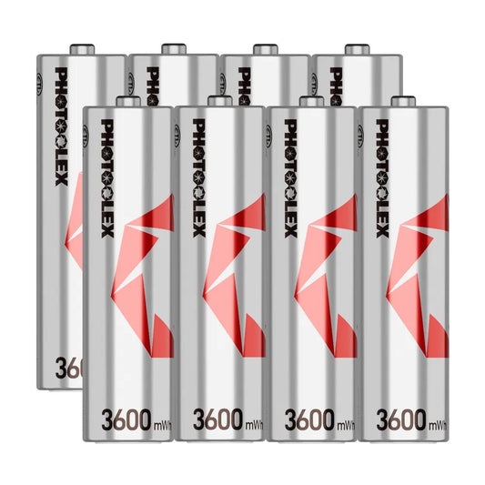 PHOTOOLEX 4/8 × 1.5V AA ,3600mWh ,Rechargeable Lithium - ion Battery Charger - Photoolex 1000