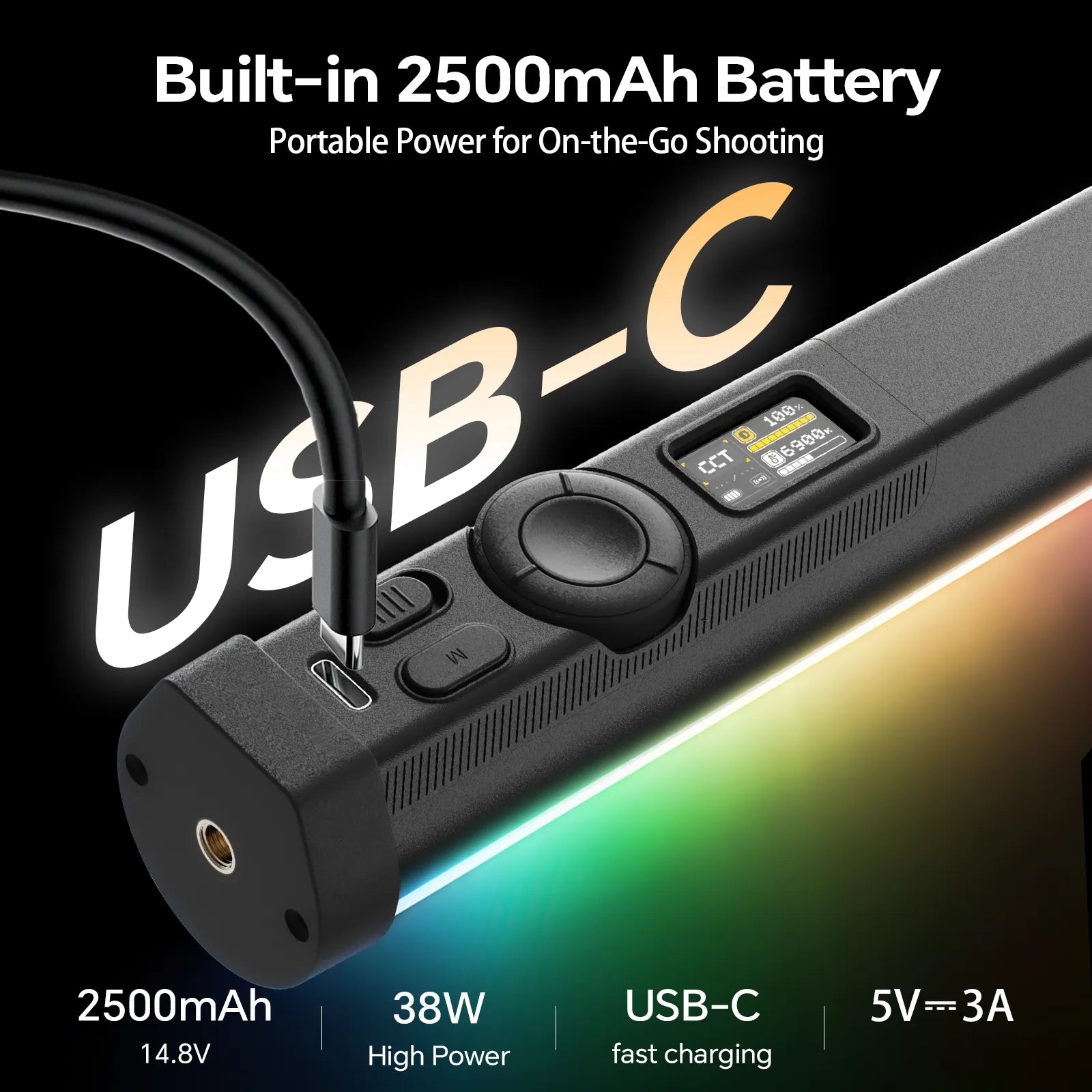 PHOTOOLEX B1200 RGB Tube Light - Photoolex