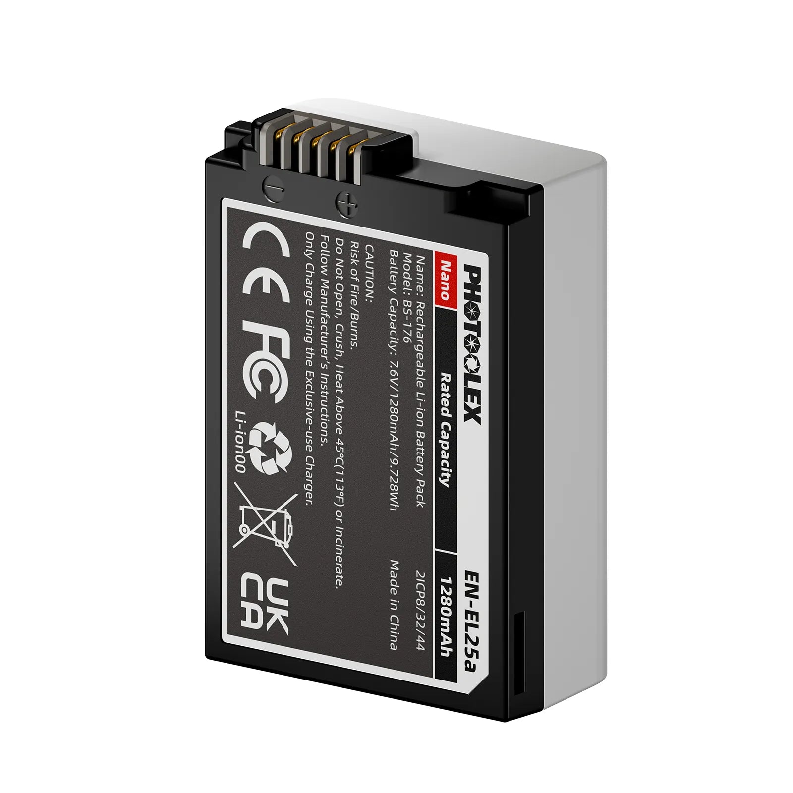 PHOTOOLEX BB Series Nano Camera Battery - Photoolex