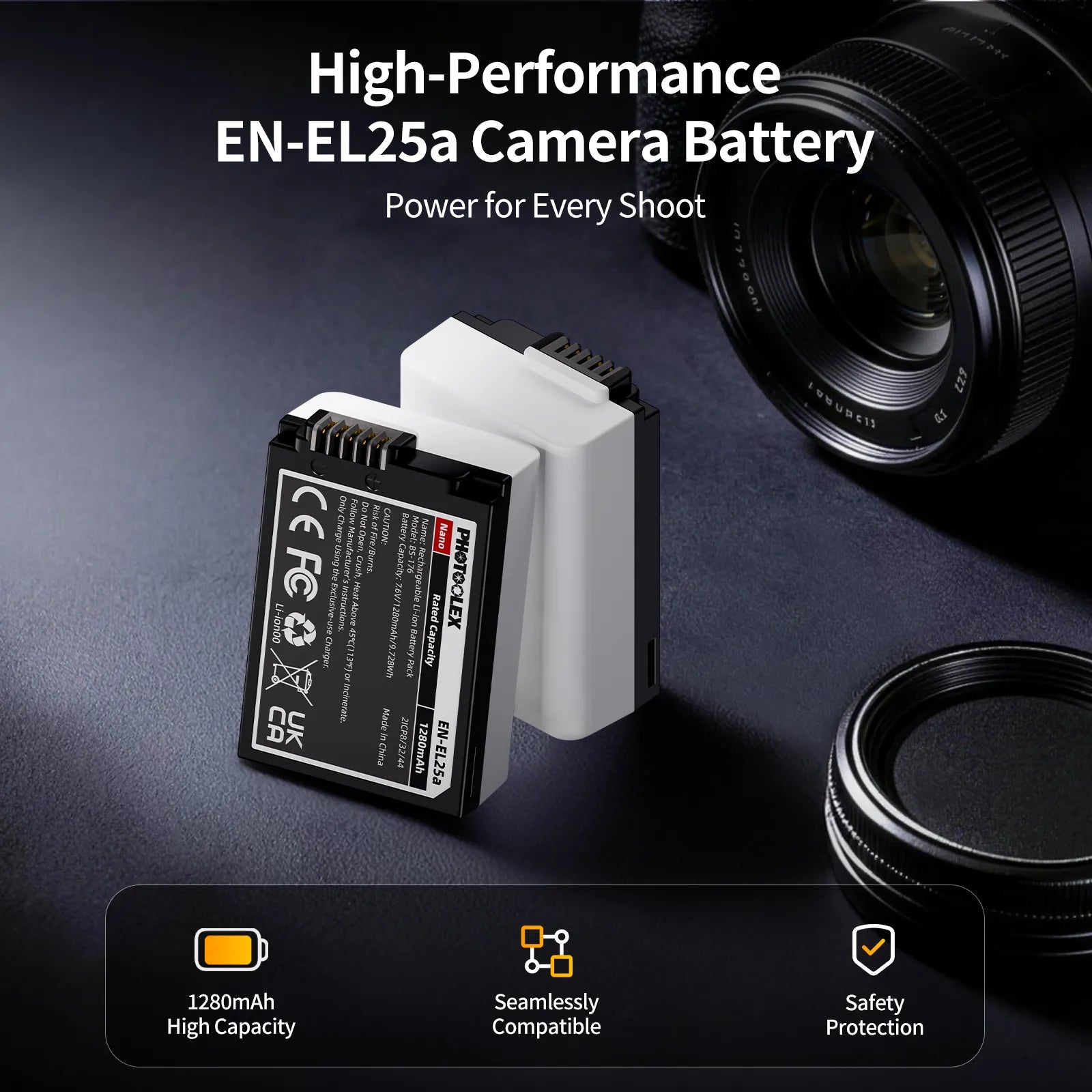 PHOTOOLEX BB Series Nano Camera Battery - Photoolex