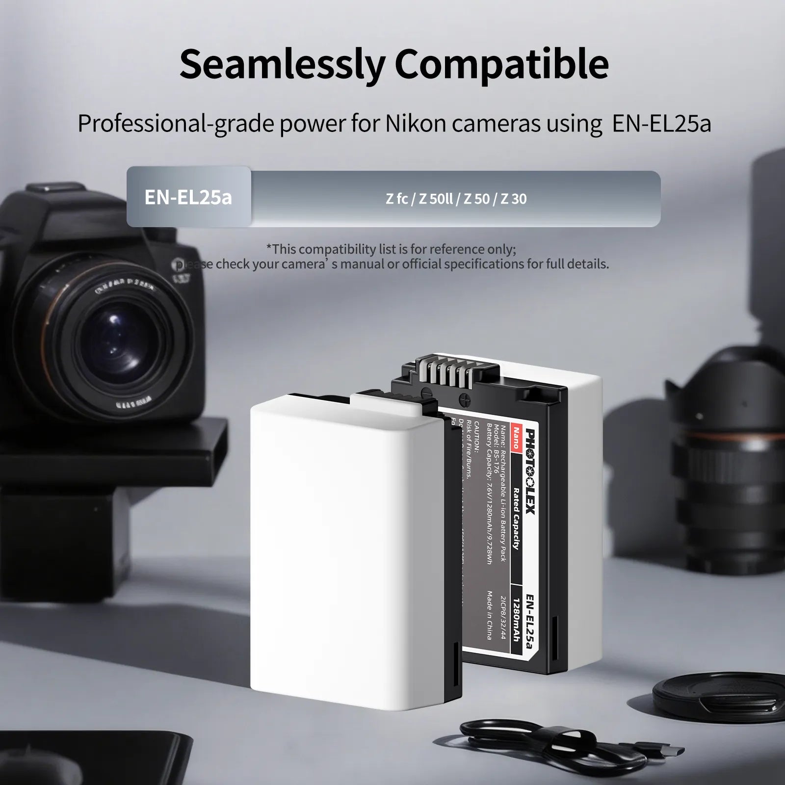 PHOTOOLEX BB Series Nano Camera Battery - Photoolex