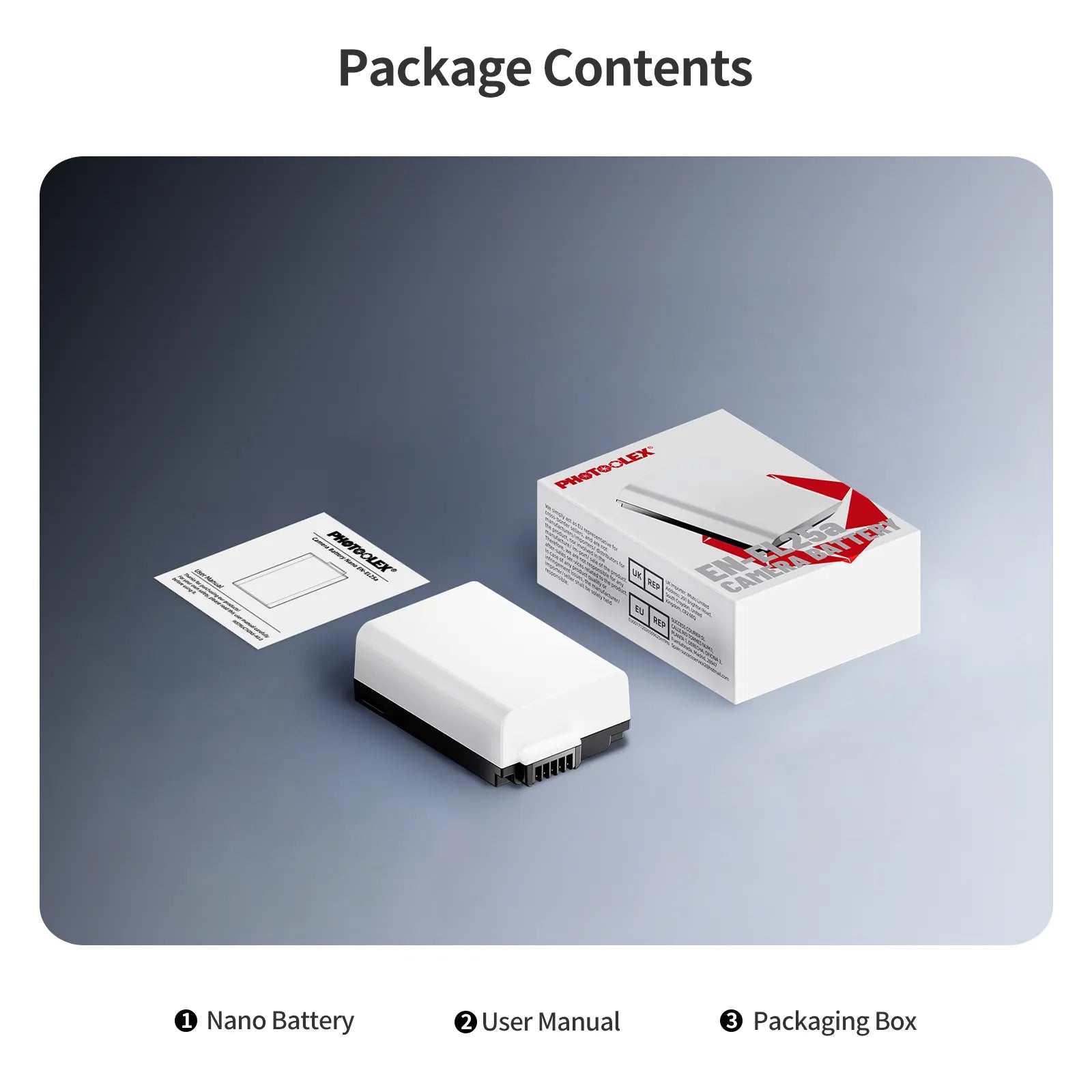 PHOTOOLEX BB Series Nano Camera Battery - Photoolex