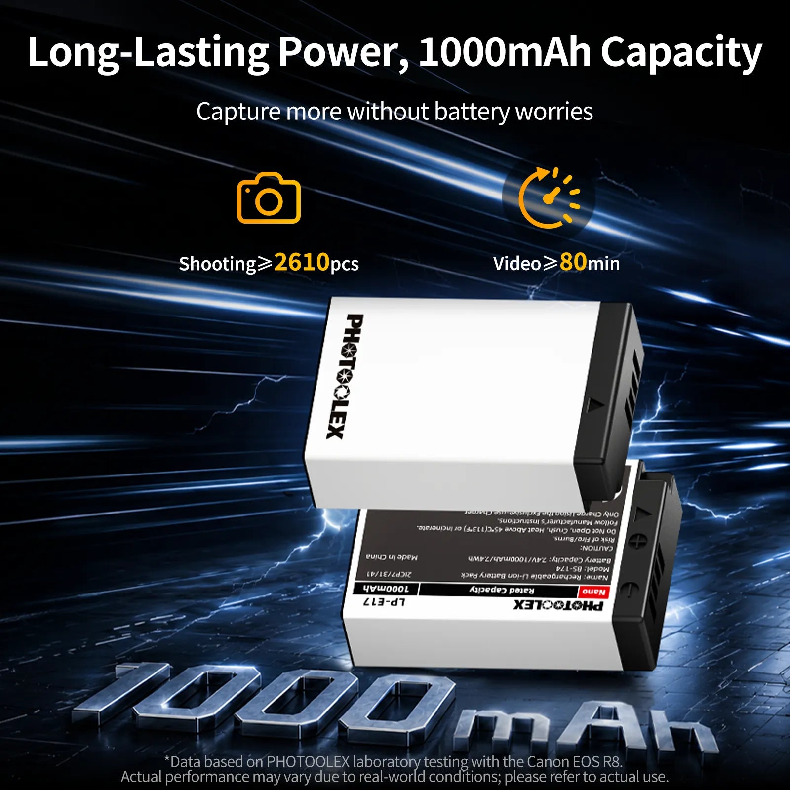 PHOTOOLEX BB Series Nano Camera Battery - Photoolex