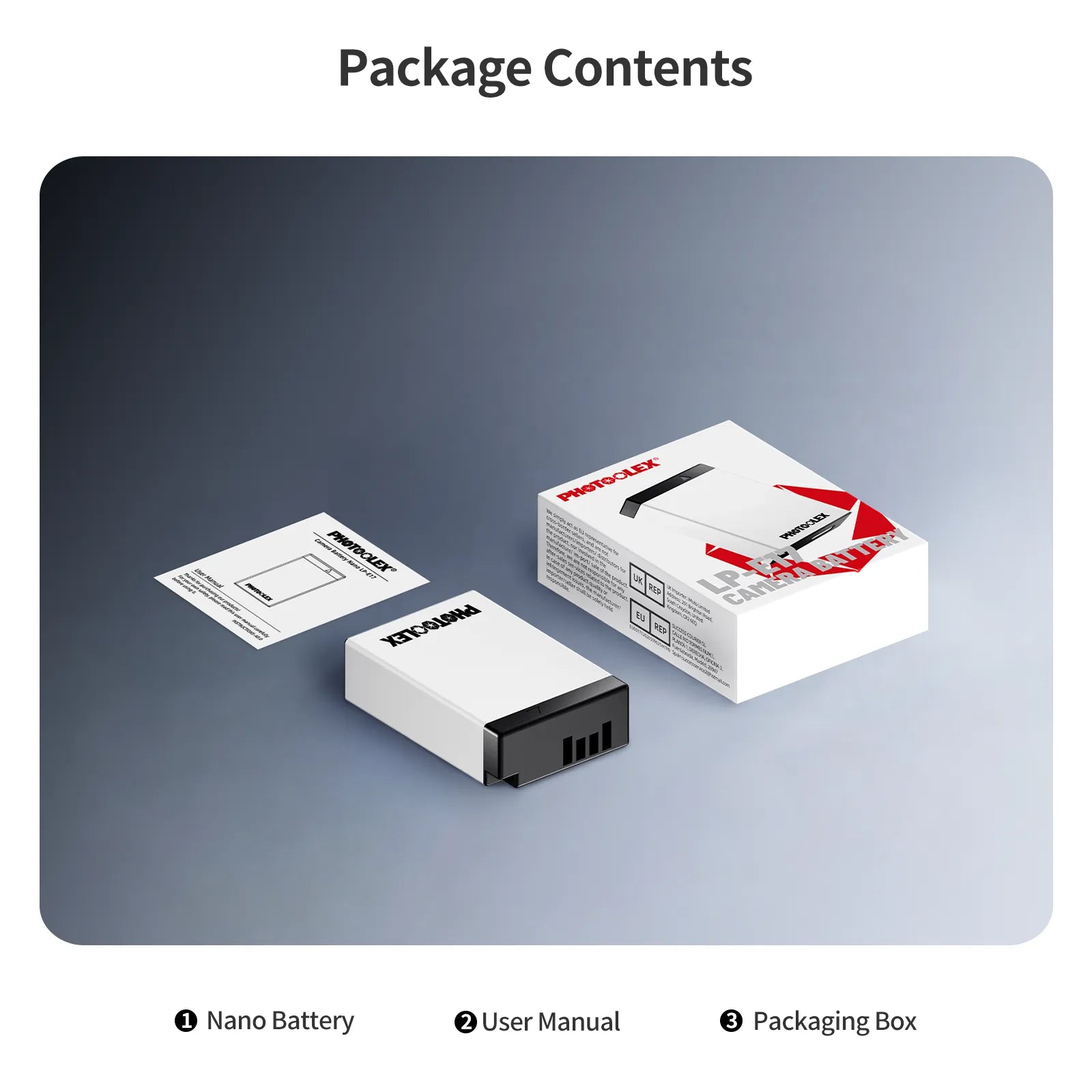 PHOTOOLEX BB Series Nano Camera Battery - Photoolex