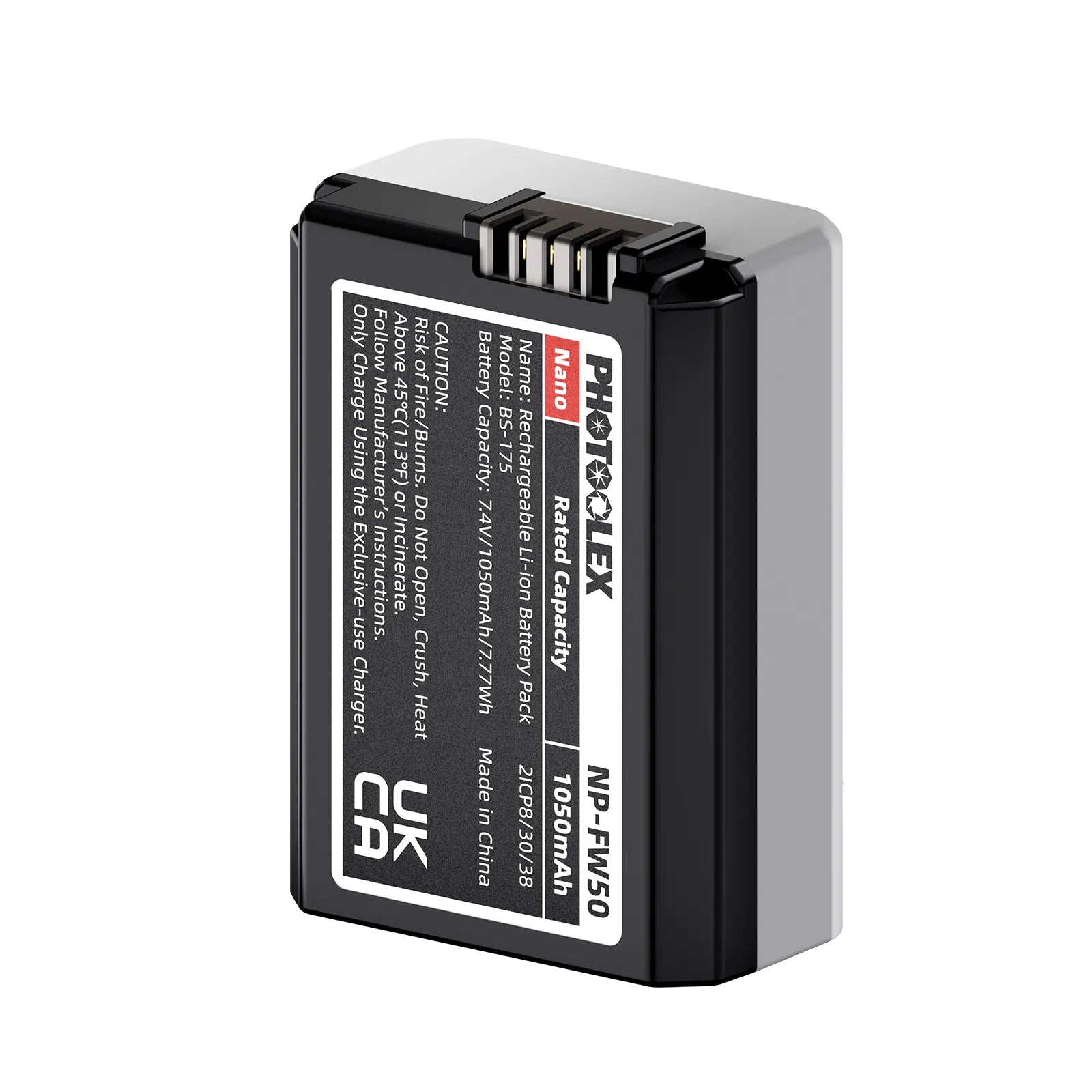 PHOTOOLEX BB Series Nano Camera Battery - Photoolex