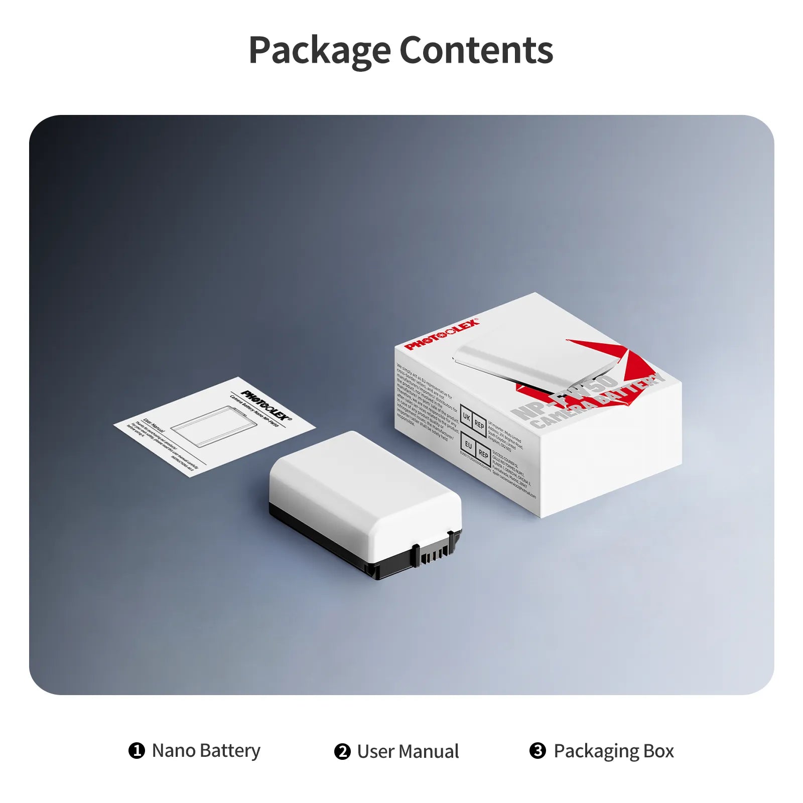 PHOTOOLEX BB Series Nano Camera Battery - Photoolex