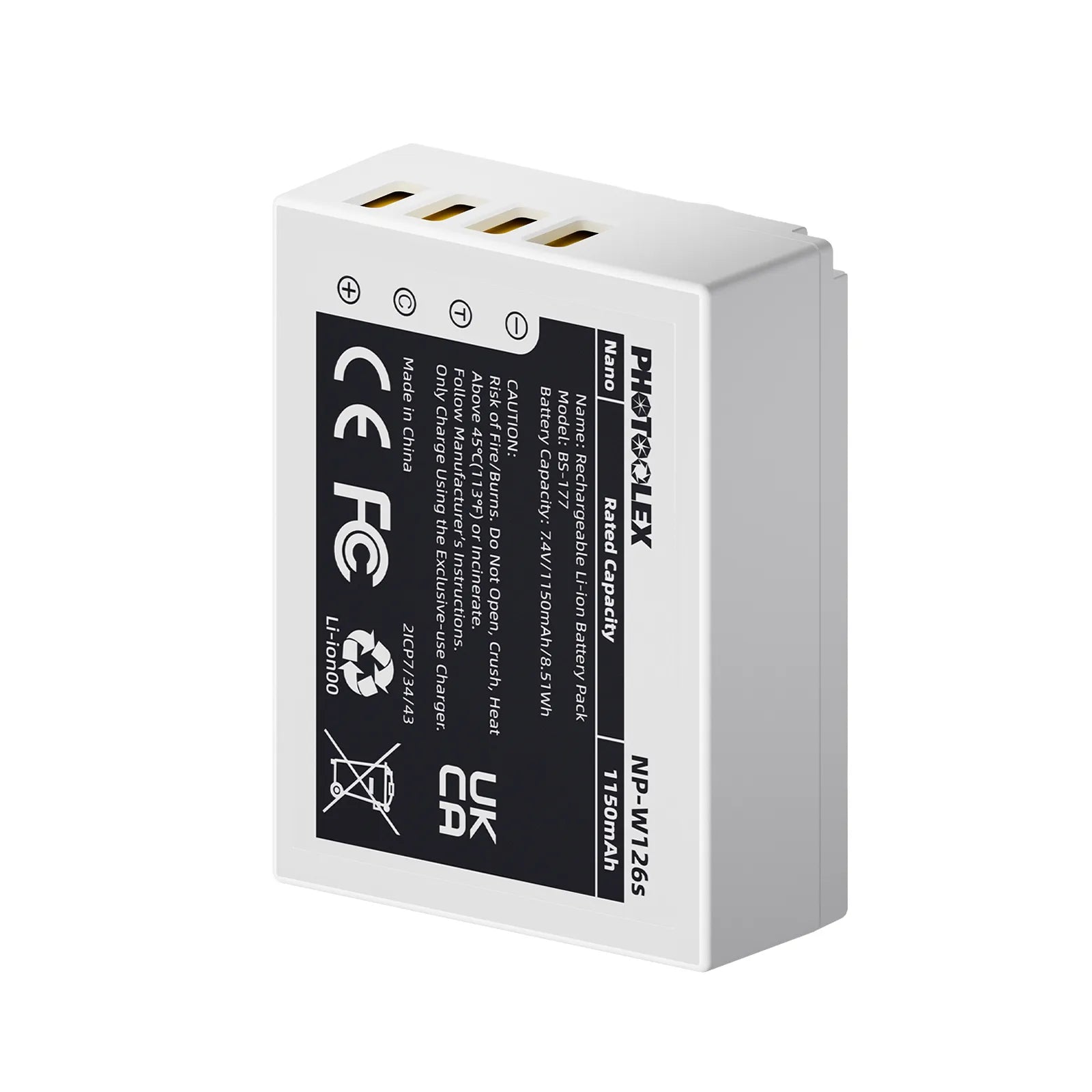 PHOTOOLEX BB Series Nano Camera Battery - Photoolex