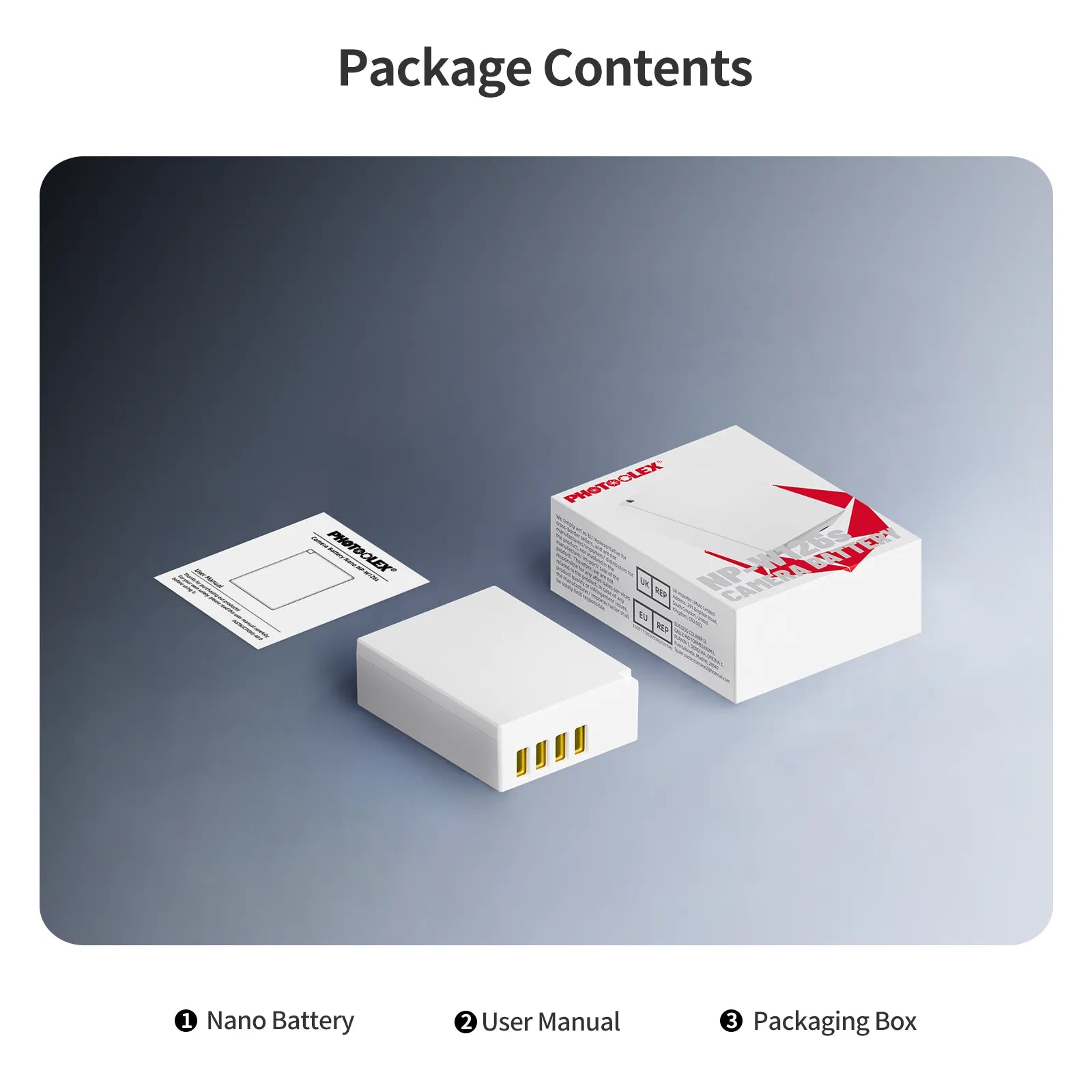 PHOTOOLEX BB Series Nano Camera Battery - Photoolex