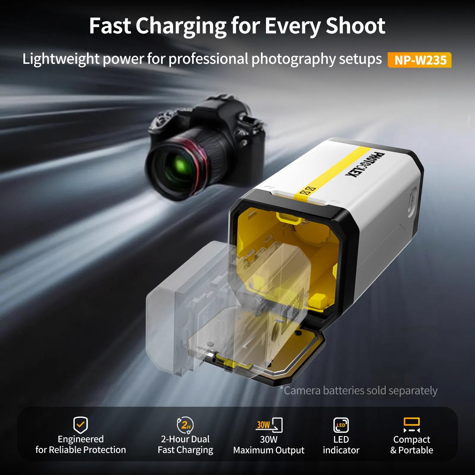 PHOTOOLEX BB2 Camera Battery Charger - Photoolex