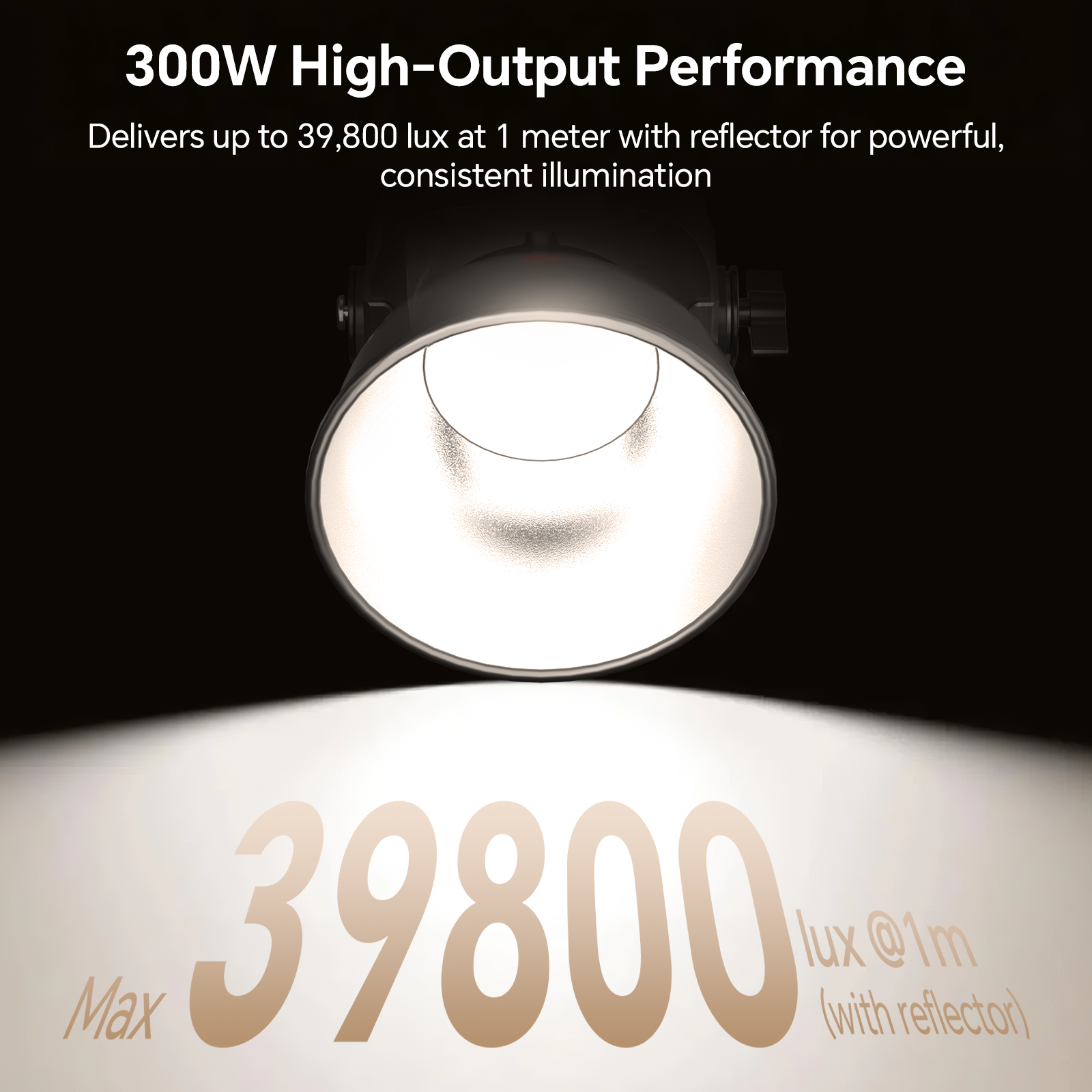 PHOTOOLEX CONE 300W PLUS COB Video Light - Photoolex