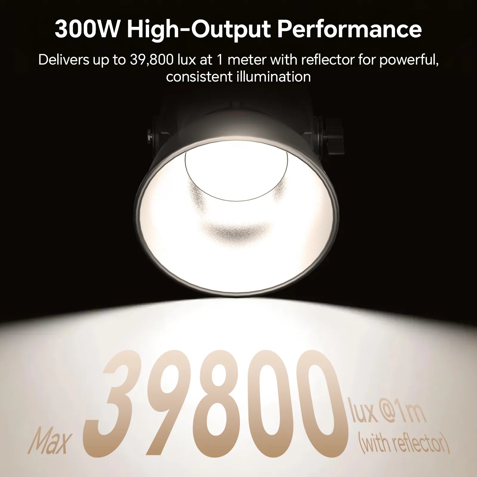 PHOTOOLEX CONE 300W PLUS COB Video Light - Photoolex