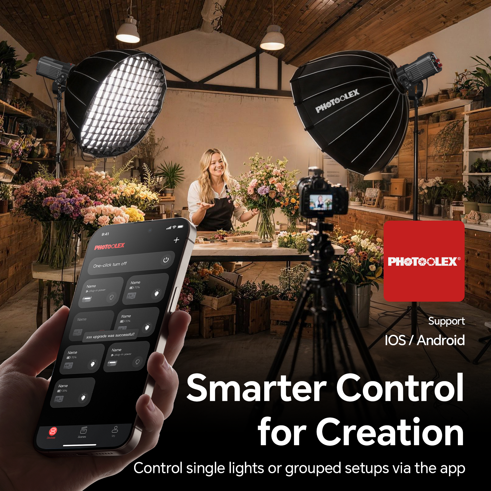 PHOTOOLEX CONE 300W PLUS COB Video Light - Photoolex