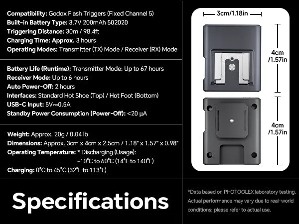 PHOTOOLEX GT1 Mini Flash Trigger Kit mo 11