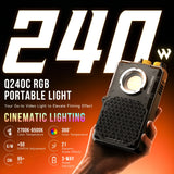 PHOTOOLEX Q240C RGB Portable Light - Photoolex