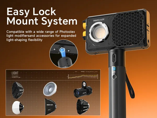 PHOTOOLEX Q240C RGB Portable light mo 13