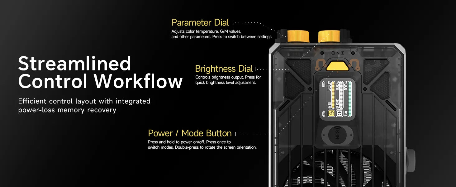 PHOTOOLEX Q240C RGB Portable light pc 10