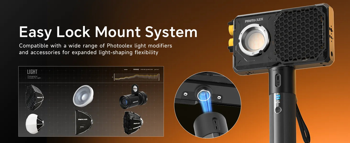 PHOTOOLEX Q240C RGB Portable light pc 13