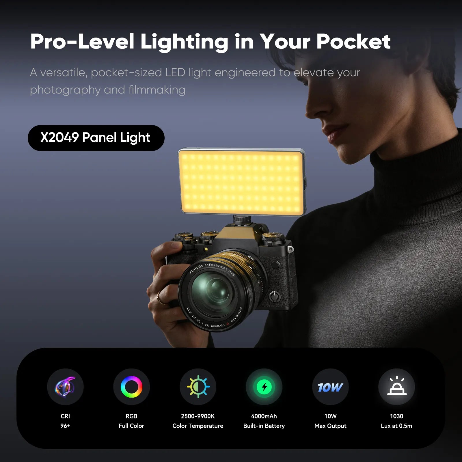 PHOTOOLEX 2049S Panel Light - Photoolex