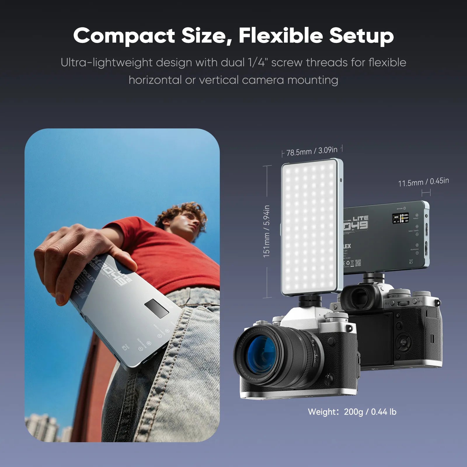 PHOTOOLEX 2049S Panel Light - Photoolex