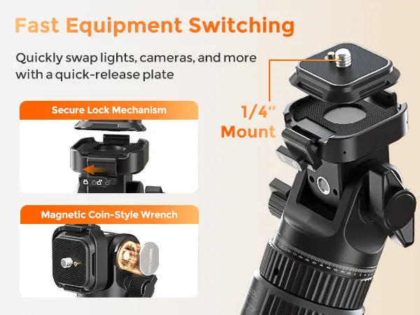 Photoolex BR 50 Portable Tripod mo 8