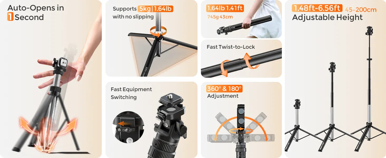 Photoolex BR 50 Portable Tripod pc 2