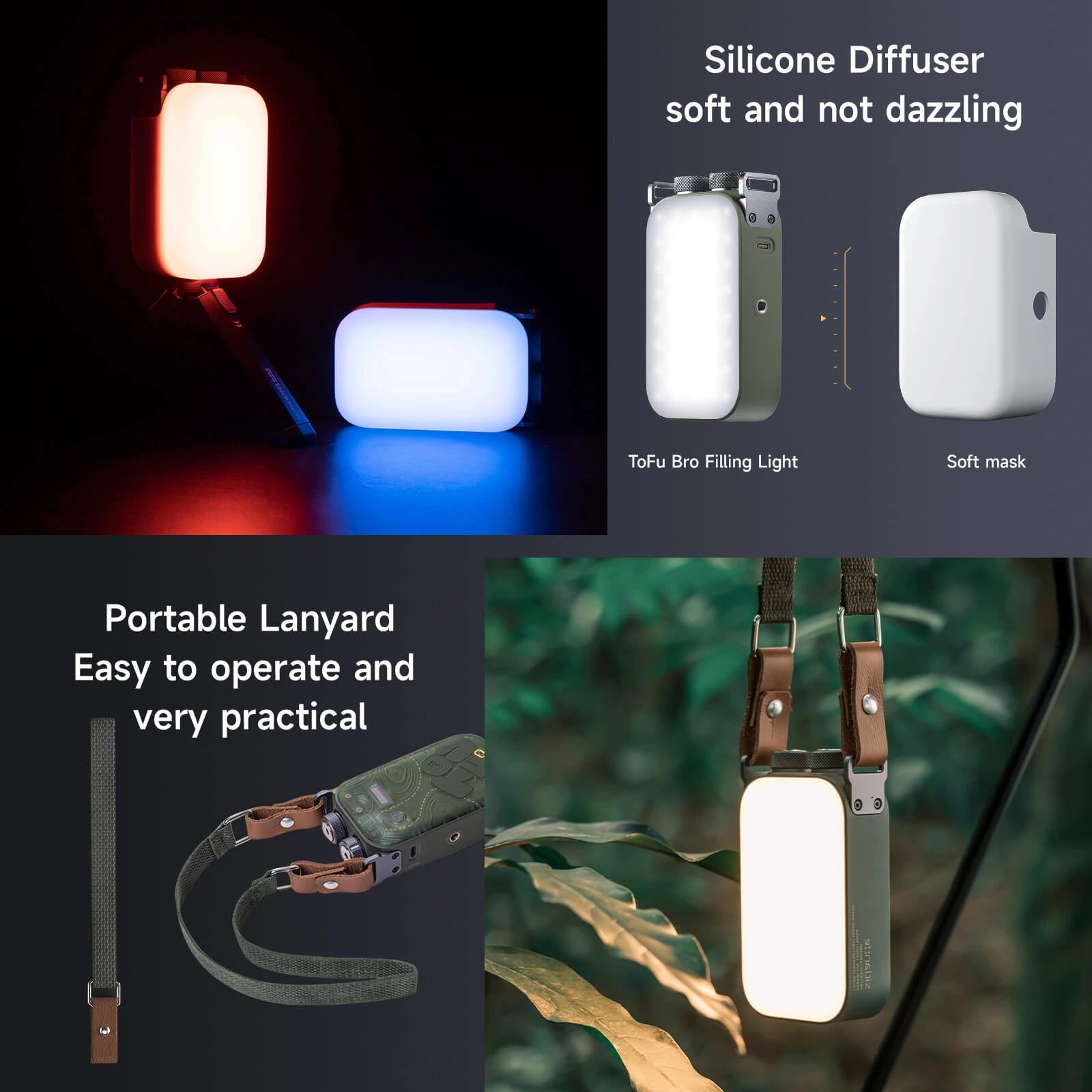 PHOTOOLEX TOFU - BRO RGB Video Light - Photoolex
