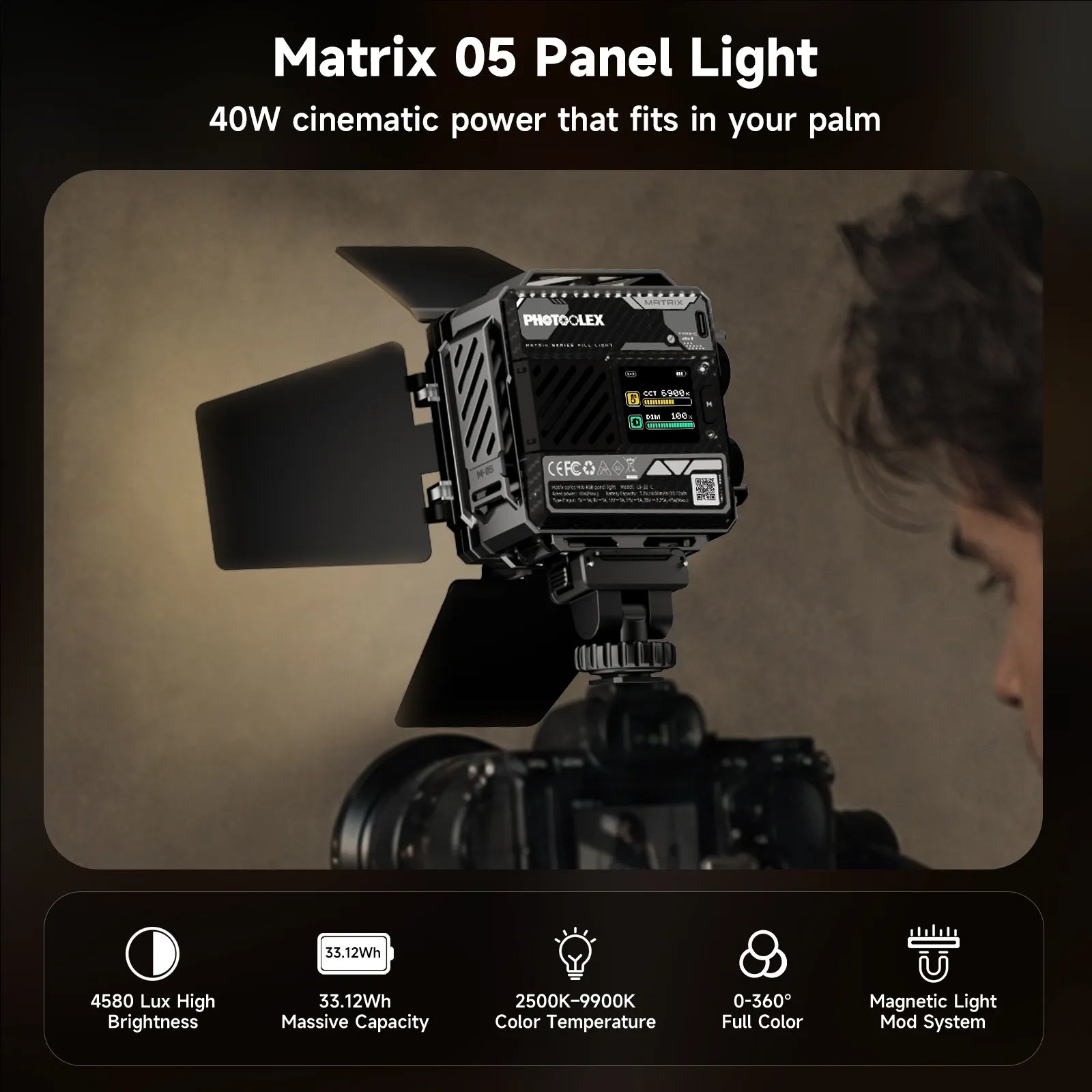 PHOTOOLEX M05 Panel Light - Photoolex