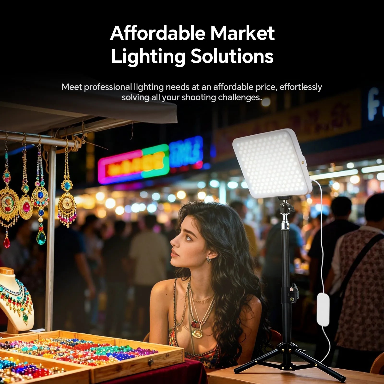 Photoolex MilkGlow Pro Soft Panel Light Kit - Photoolex