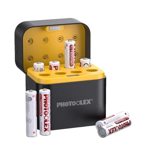PHOTOOLEX 1.5V AAA Rechargeable Lithium - ion Battery Charger Set - Photoolex 800