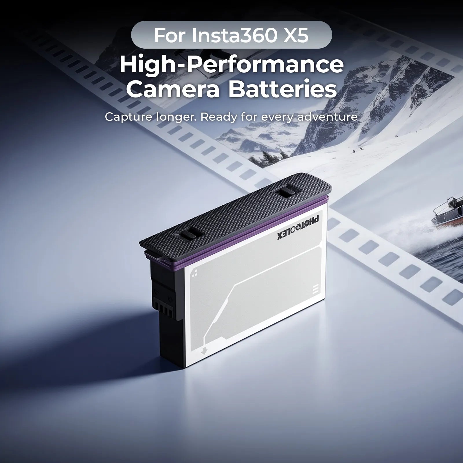Photoolex Insta360 X5 Battery - Photoolex