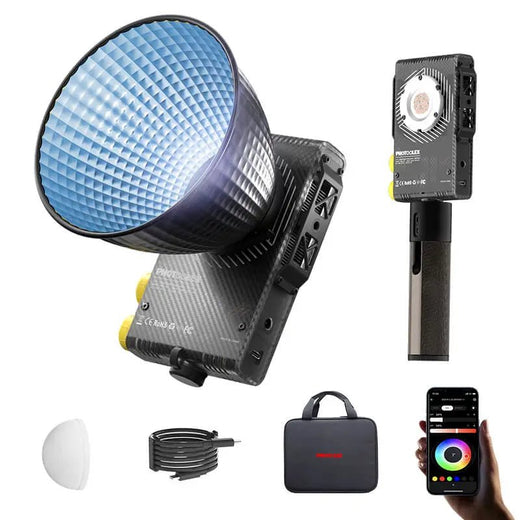 PHOTOOLEX Q100C 100W RGB Video Light - Photoolex