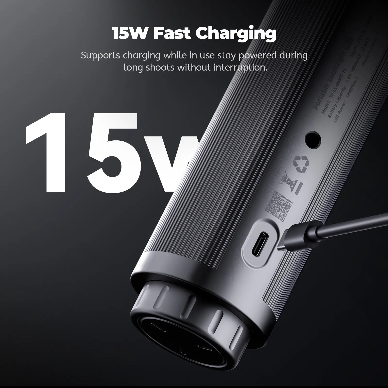 PHOTOOLEX PRO 12W Portable Photography Spotlight Set - Photoolex